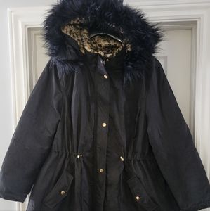 Plus Size Double Zip Winter Jacket (Maternity)